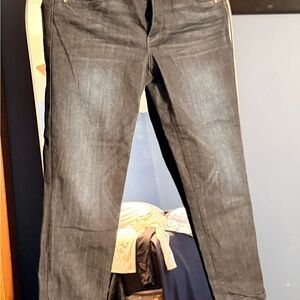 Democracy Womens Dark Gray Slim Jeans